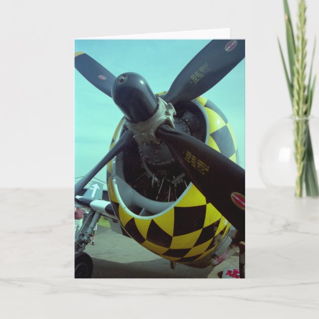 P-47 Thunderbolt Greeting Card (Front)