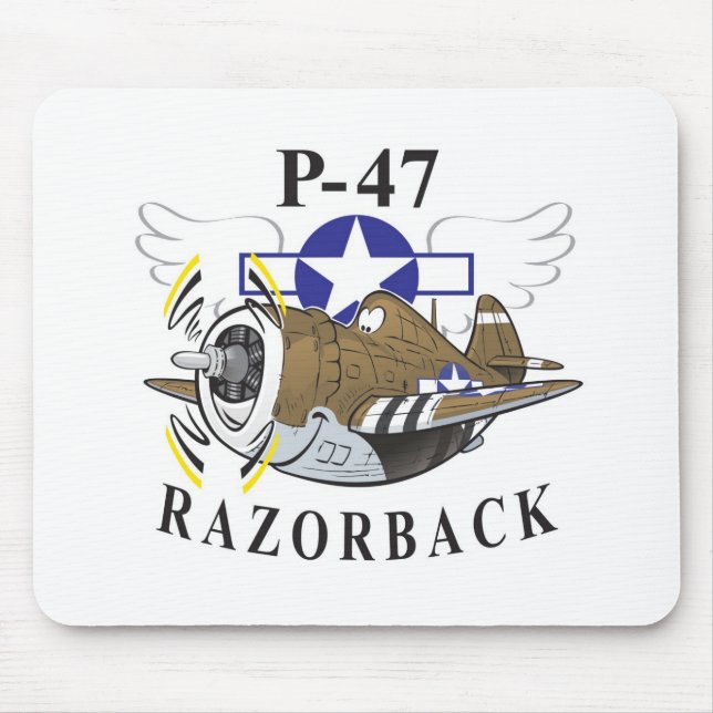 p-47 thunderbolt mouse pad (Front)