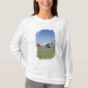 P-51 C Tuskegee Red Tail airplane at the CAF Air T-Shirt