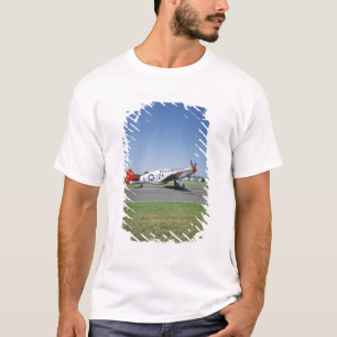P-51 C Tuskegee Red Tail airplane at the CAF Air T-Shirt