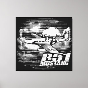 P-51 Mustang Canvas Print