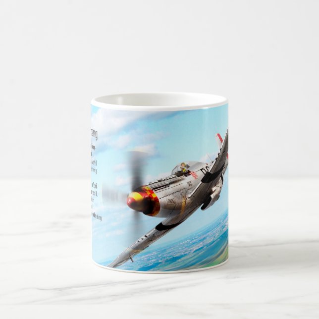 P-51 Mustang  Coffee Mug (Center)