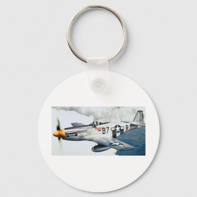 P-51 MUSTANG KEYCHAIN (Front)
