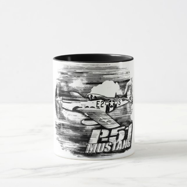 P-51 Mustang Mug (Center)