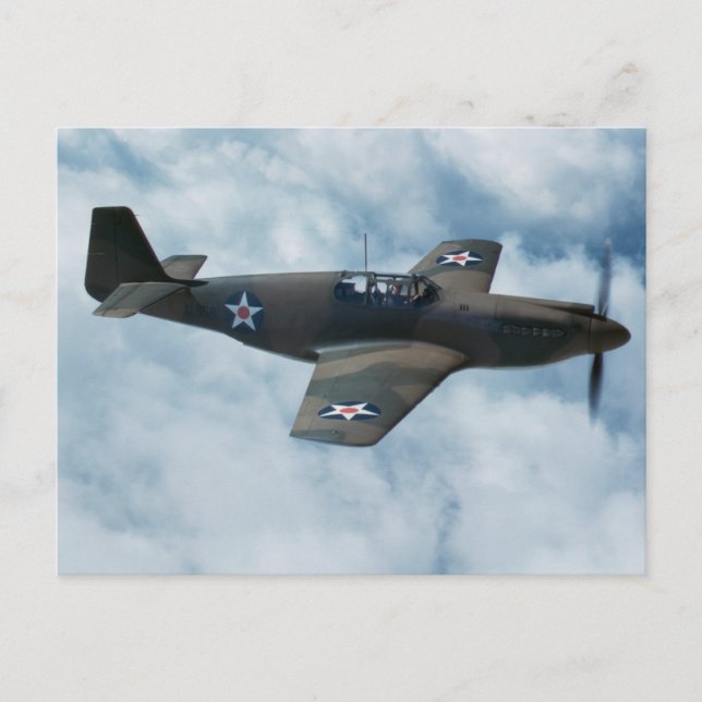 P-51 Mustang Postcard (Front)