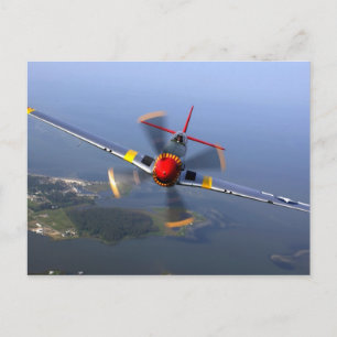 P-51 Mustang Postcard