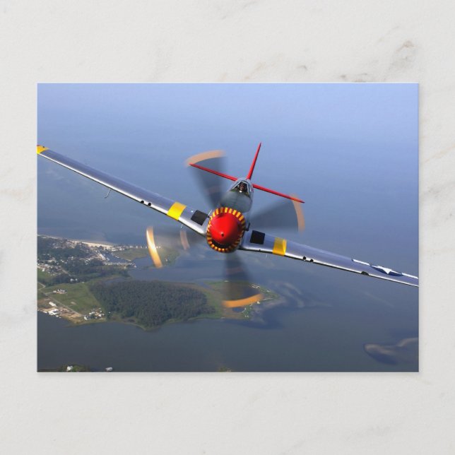 P-51 Mustang Postcard (Front)
