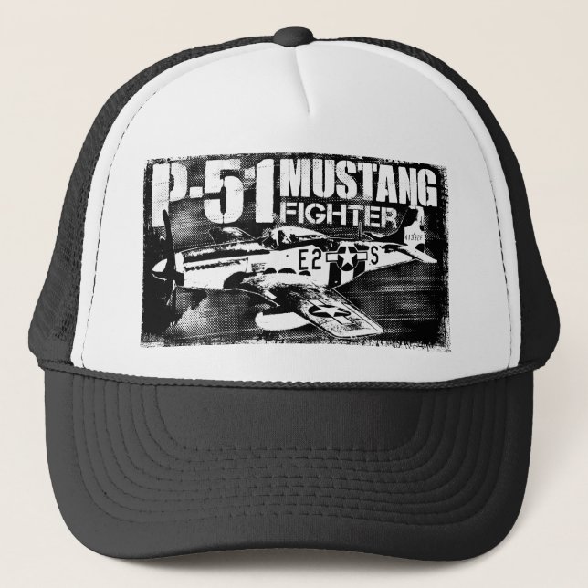 P-51 Mustang Trucker Hat (Front)