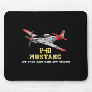 P-51 Mustang World War Ii Fighter Bomber Mouse Pad