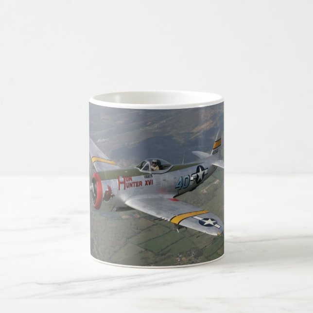 p-51 plane magic mug (Center)