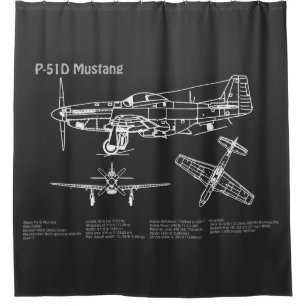 P-51D Mustang - Airplane Blueprint PD