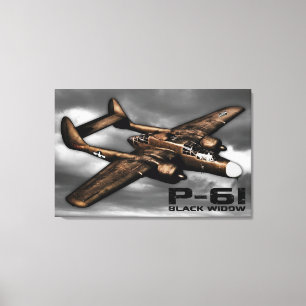P-61 Black Widow Canvas Print