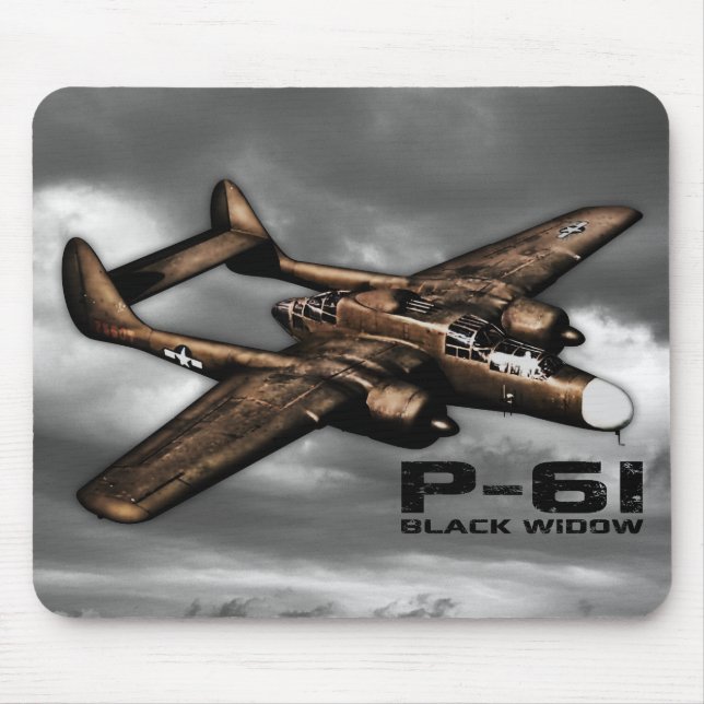 P-61 Black Widow Mouse Pad (Front)