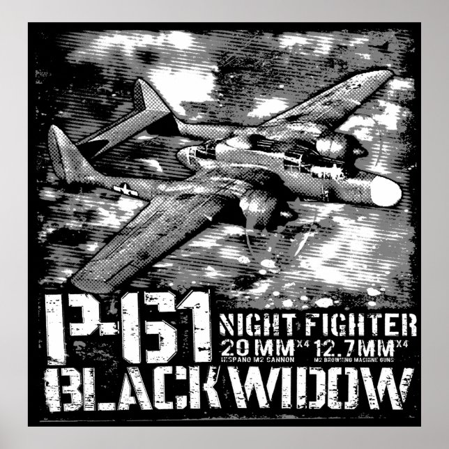 P-61 Black Widow Poster (Front)