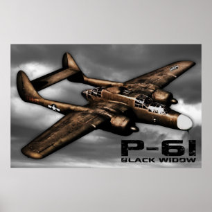 P-61 Black Widow Poster