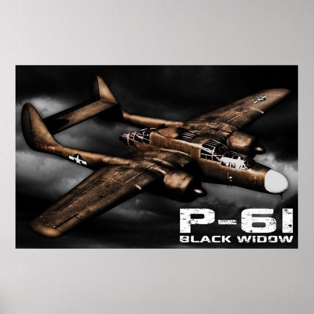 P-61 Black Widow Poster (Front)