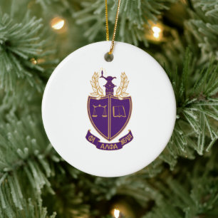 P.A.D. Crest Ceramic Ornament
