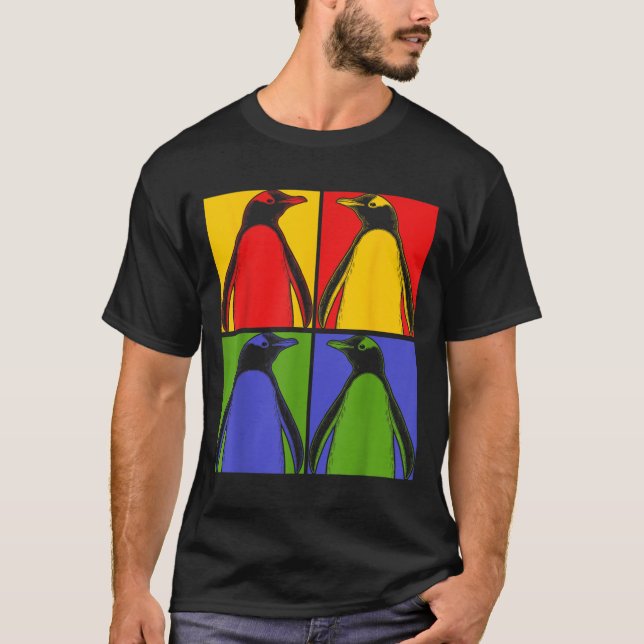 P Art Antarctic Animal Lover Zoo Keeper Gift Cute  T-Shirt (Front)