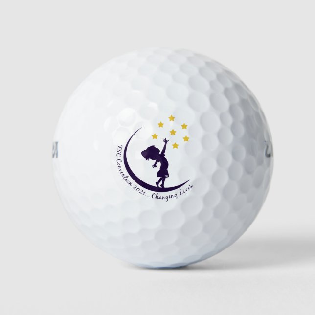 P.E.O. Florida State Convention Logo Golf Balls (Front)