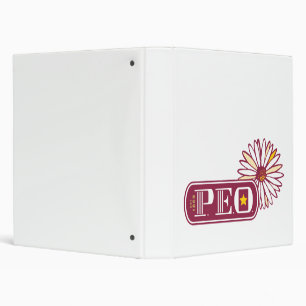 P.E.O. Logo Binder