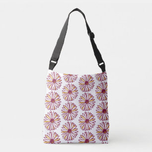P.E.O. Marguerite Daisy all-over print Crossbody Bag