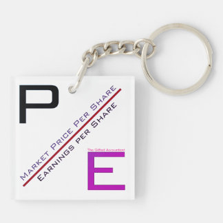 "P/E Ratio" Keychain