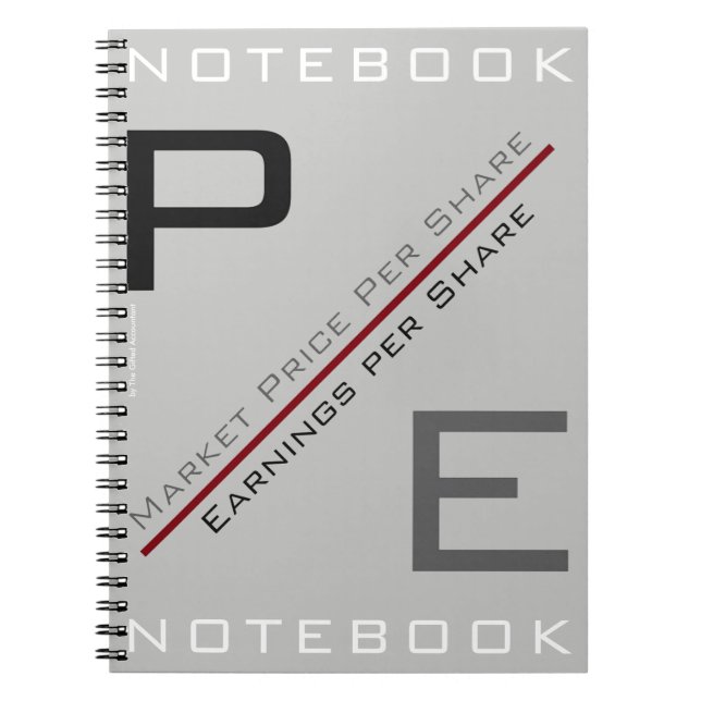 "P/E Ratio" Notebook (Front)