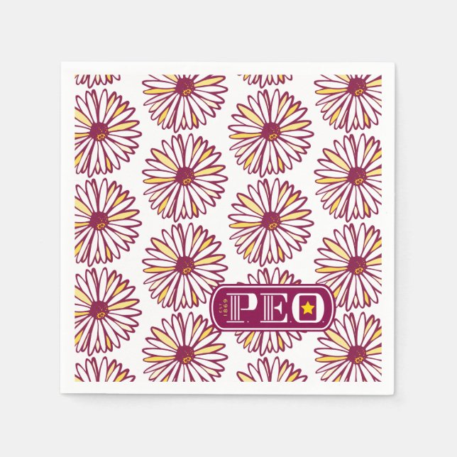 P.EO. Cocktail napkins (Front)