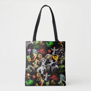 P est pour le sac fourre-tout de Phoenix (le noir)
