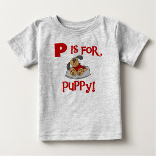 P est pour Puppy Tshirts and Gifts