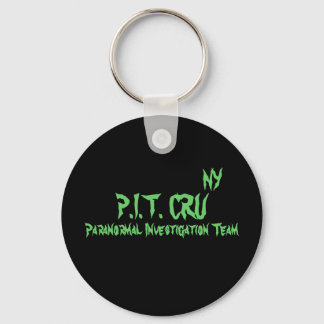 P.I.T. CRU, NY, Paranormal Investigation Team Keychain