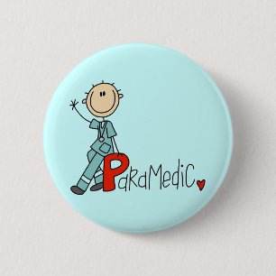 P is for Paramedic 2 Inch Round Button