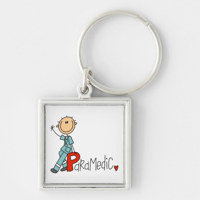 P is for Paramedic Keychain (Front)