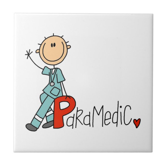 P is for Paramedic Tile (Front)