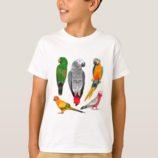 P is for Parrot T-Shirt (Front)
