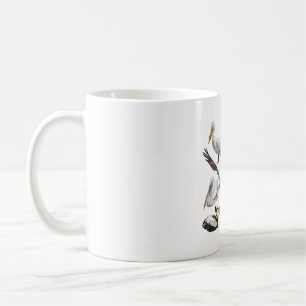 P is for Pelican Coffee Mug