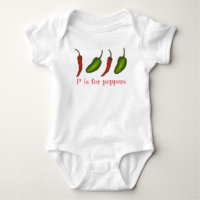 P is for Peppers Chili Jalapeño Veggie Letter P