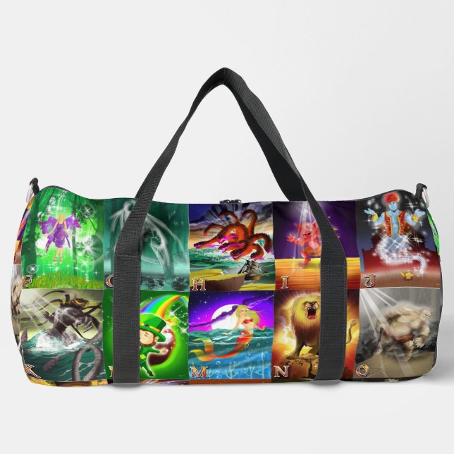 P is for Phoenix(book) Duffle Bag (Front)