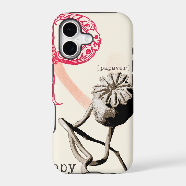 P is for poppy (Back)