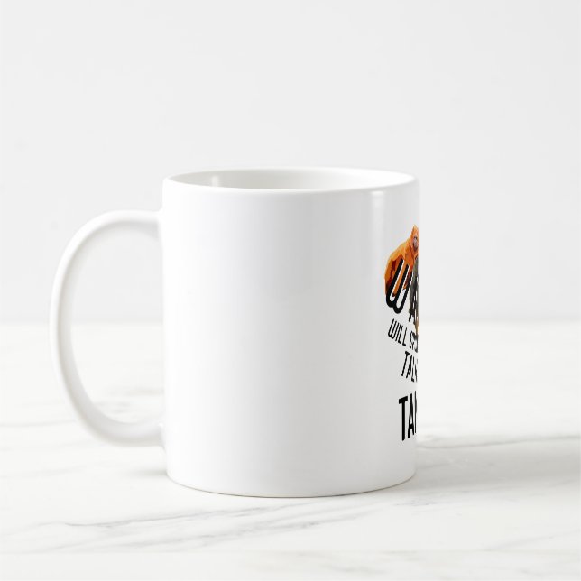 P is for Primate Keeper Coffee Mug (Left)