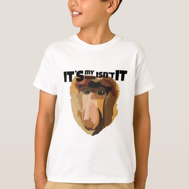 P is for Proboscis Monkey T-Shirt (Front)