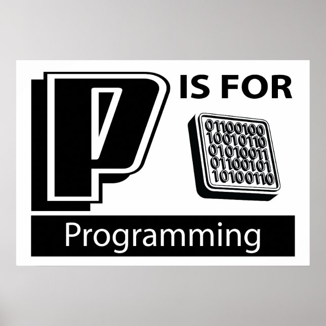 P Is For Programming Poster (Front)