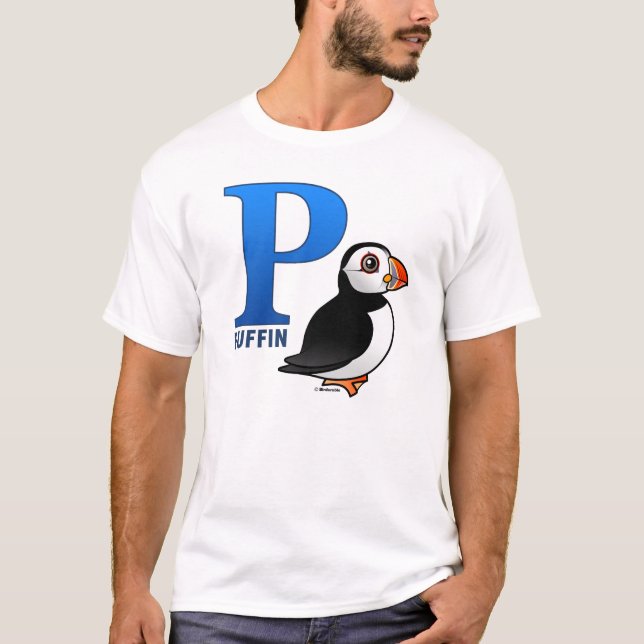 P is for Puffin T-Shirt (Front)