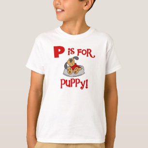 P is for Puppy Tshirts and Gifts