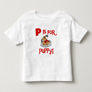 P is for Puppy Tshirts and Gifts