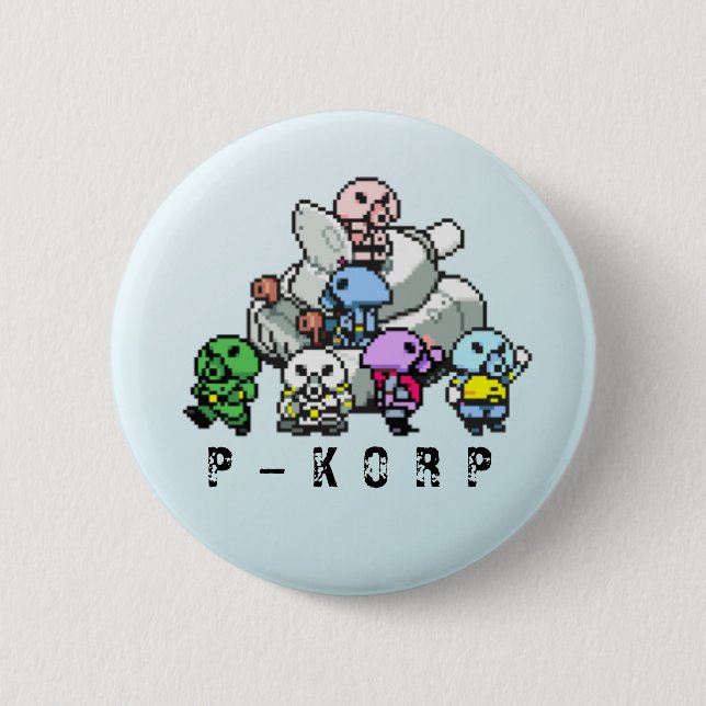P-KORP Mother  Button (Front)