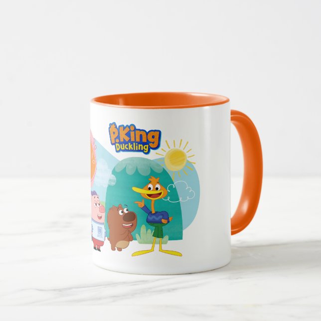 P. Le Roi Duckling - tasse de caractère (Devant droit)