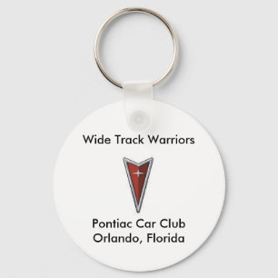 P logo, Wide Track Warriors, Pontiac Car ClubOr... Keychain