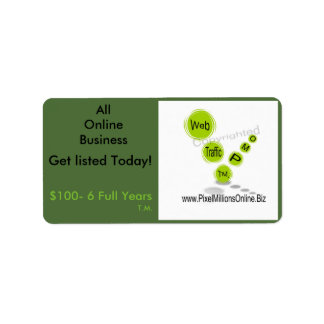 P.M.O. Étiquettes publicitaires