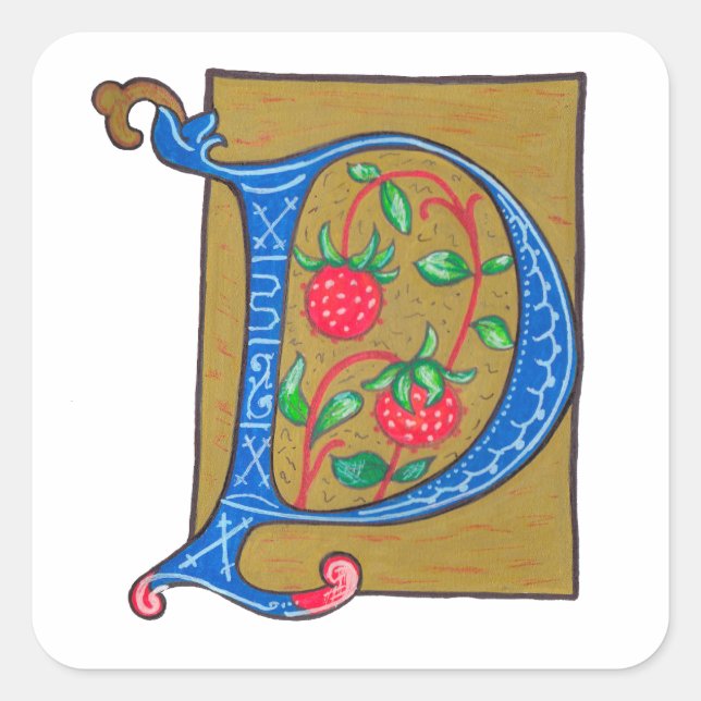 P - MINIATURE SQUARE STICKER (Front)